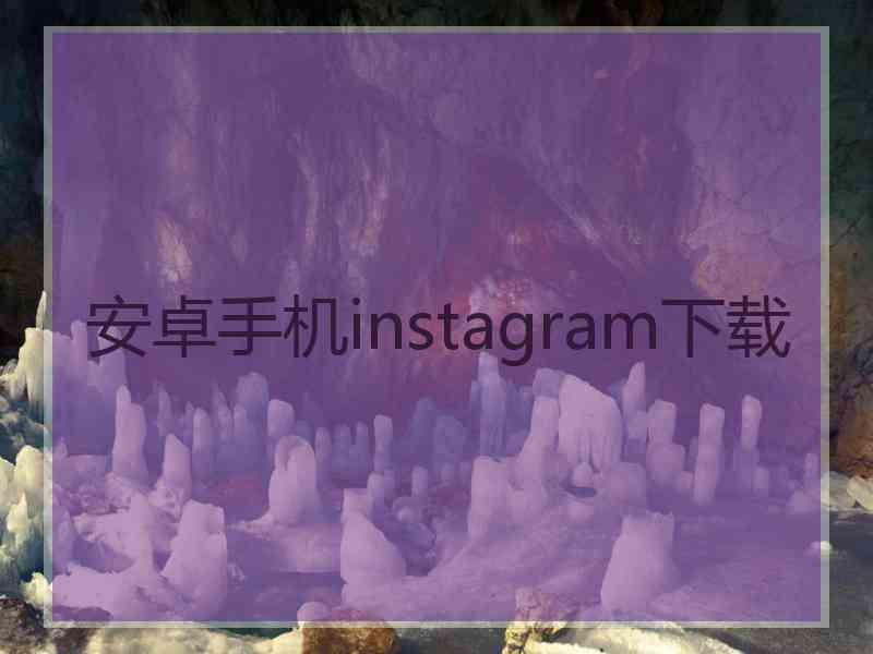 安卓手机instagram下载