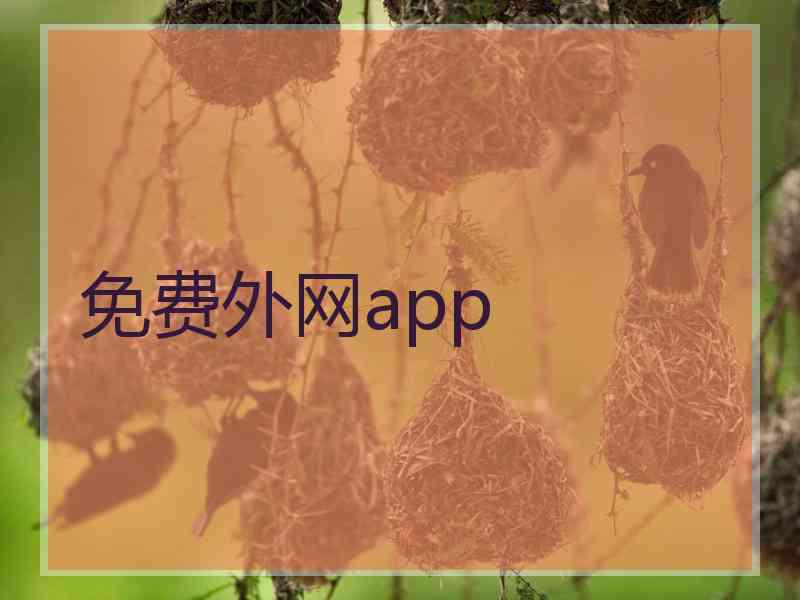 免费外网app